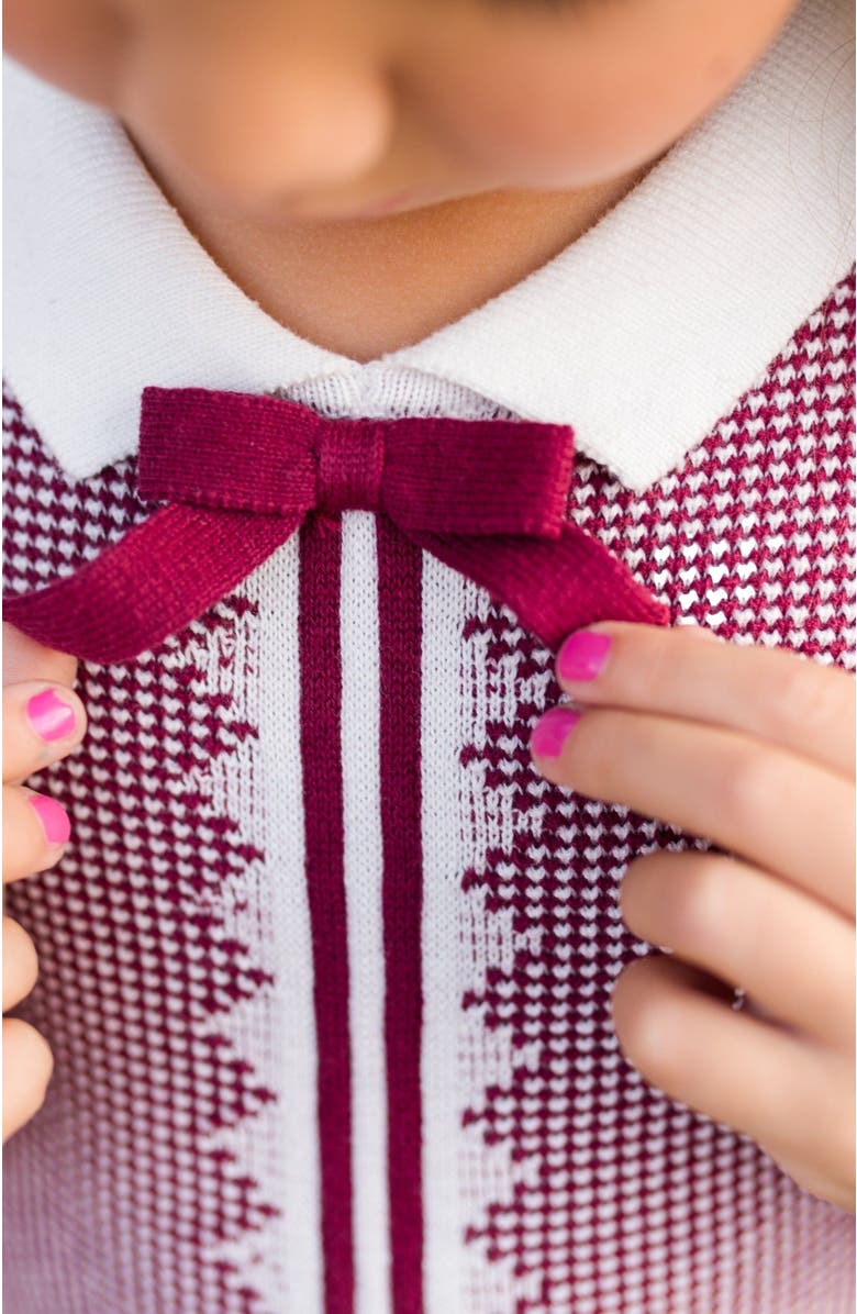 Hope & Henry Girls' Organic French Blocked Sweater Dress, Toddler, Alternate, color, 