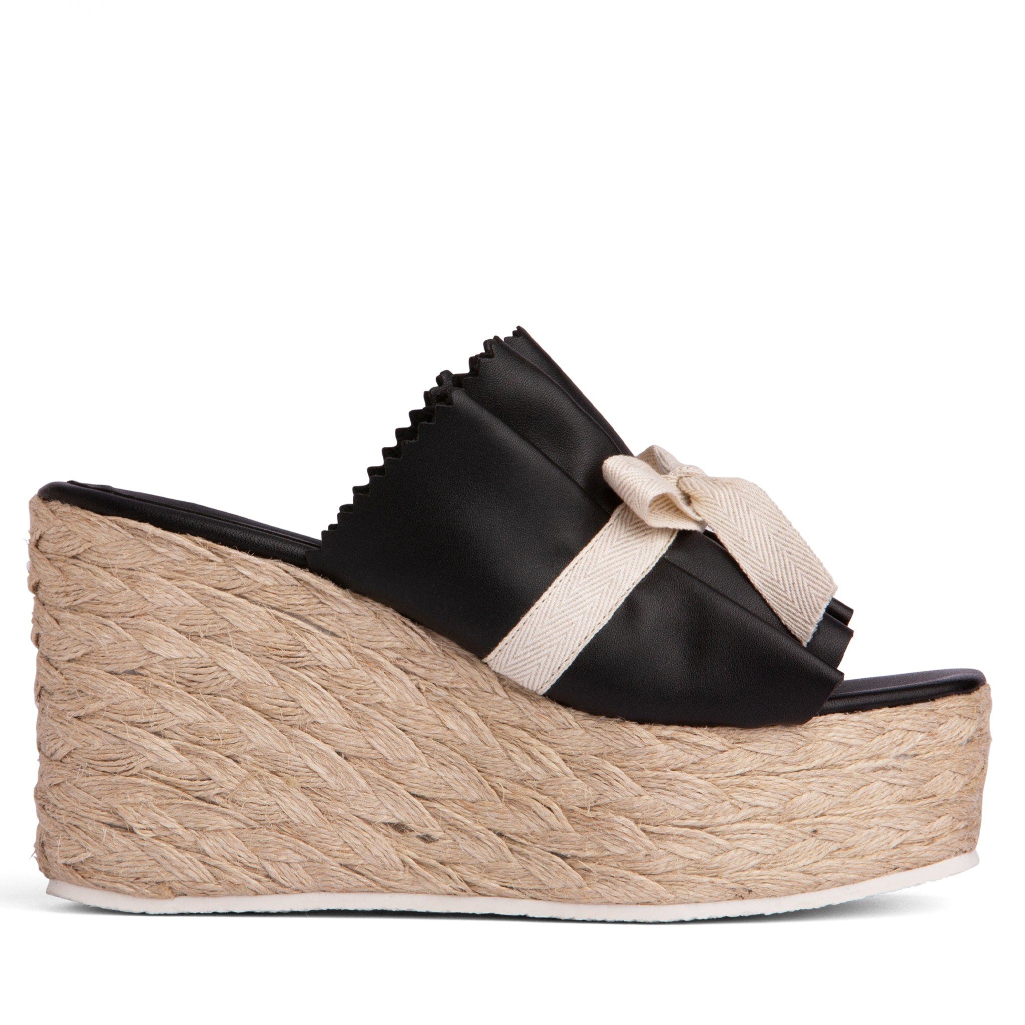 BEAUTIISOLES Noelle Platform Sandal, Alternate, color, Black