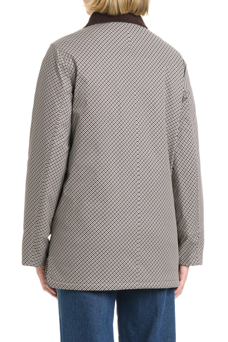 Water Resistant Barn Jacket, Alternate, color, MULTI MINI HOUNDSTOOTH