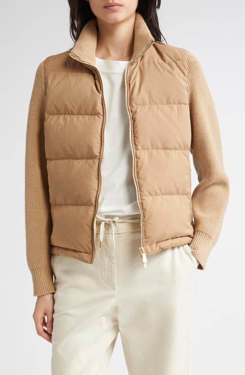 Eleventy Down Puffer Jacket In Neutral