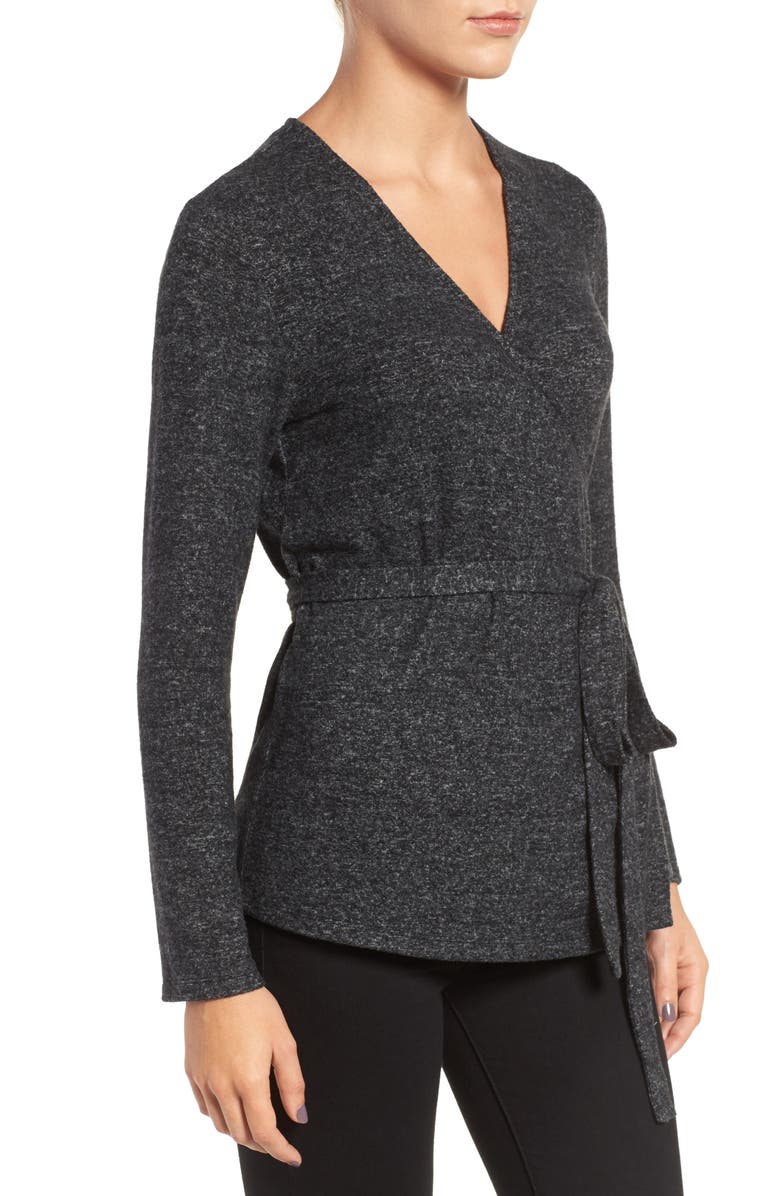 Trouvé Wrap Sweater, Alternate, color, 