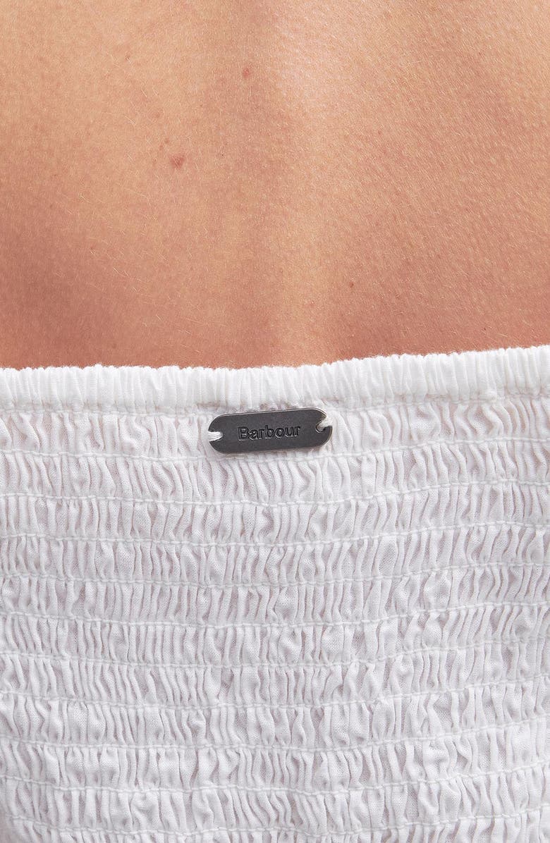 Barbour Joanne Eyelet Embroidered Tiered Cotton Midi Dress, Alternate, color, 