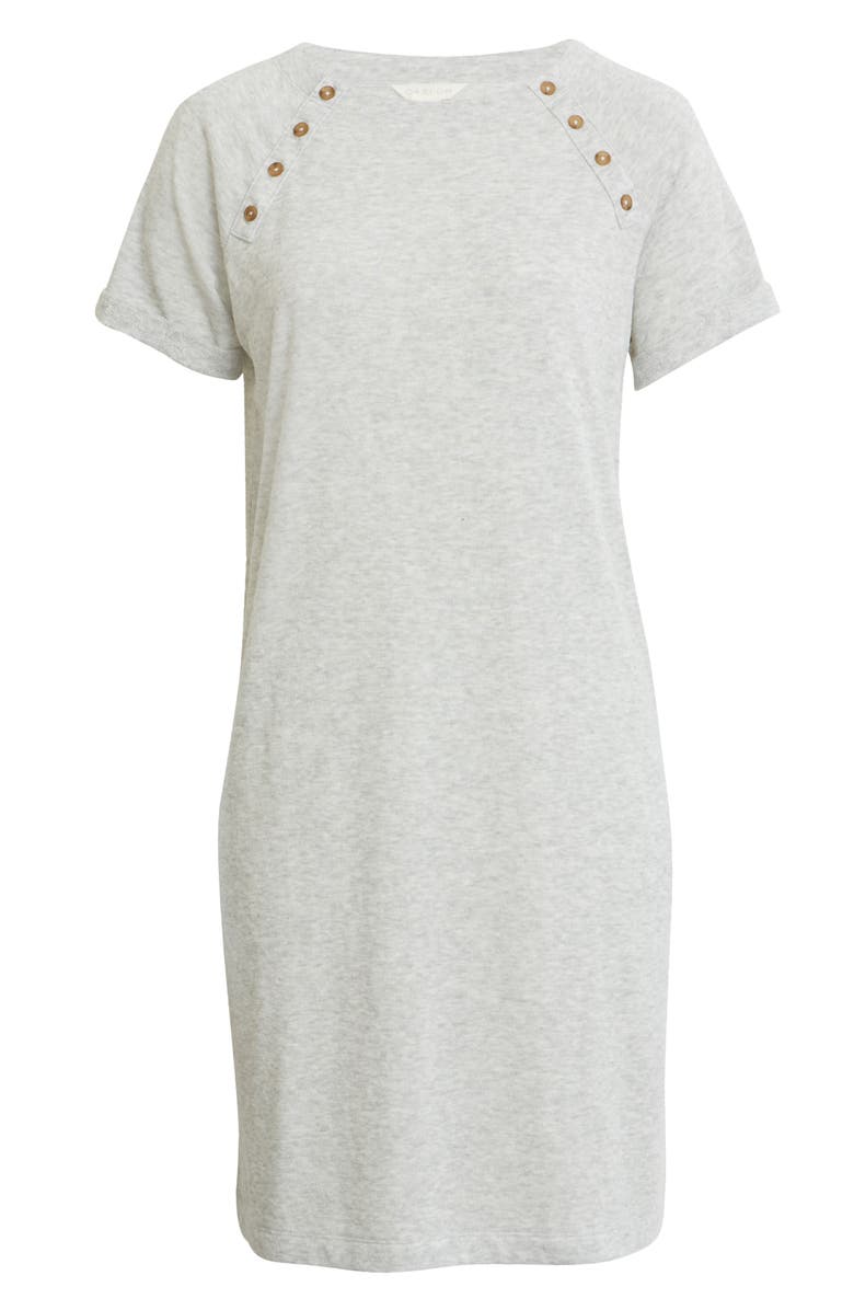 Caslon<sup>®</sup> Button Detail T-Shirt Dress, Main, color, 