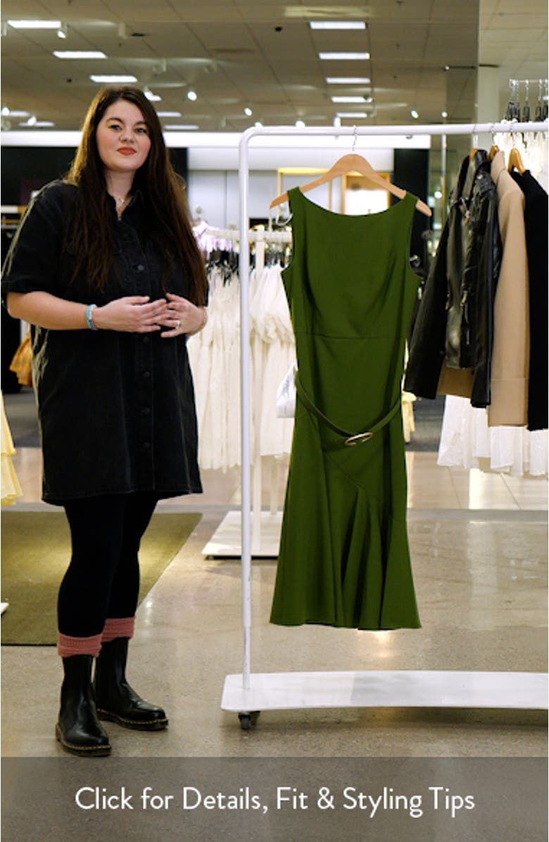 Gianna Belted Cocktail Dress, sales video thumbnail