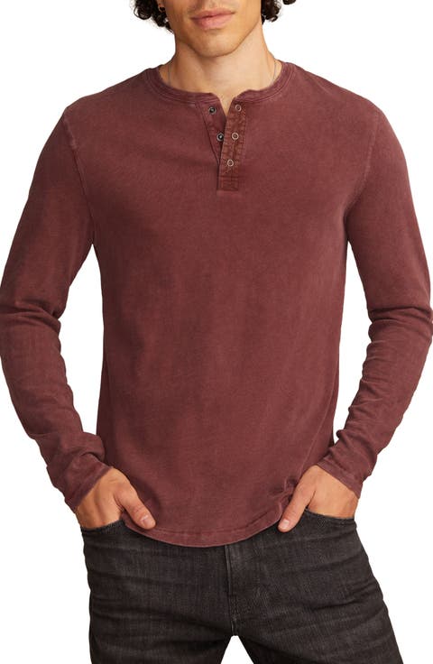 Men's Burgundy Henley Shirts | Nordstrom