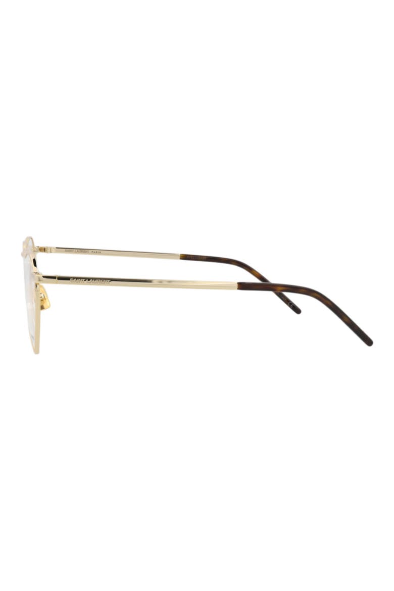 52mm Heart Optical Glasses, Alternate, color, GOLD GOLD TRANSPARENT
