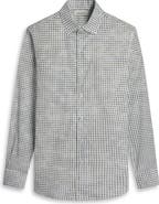 Bugatchi Alvin Shaped Fit Geo Print Button-Up Shirt