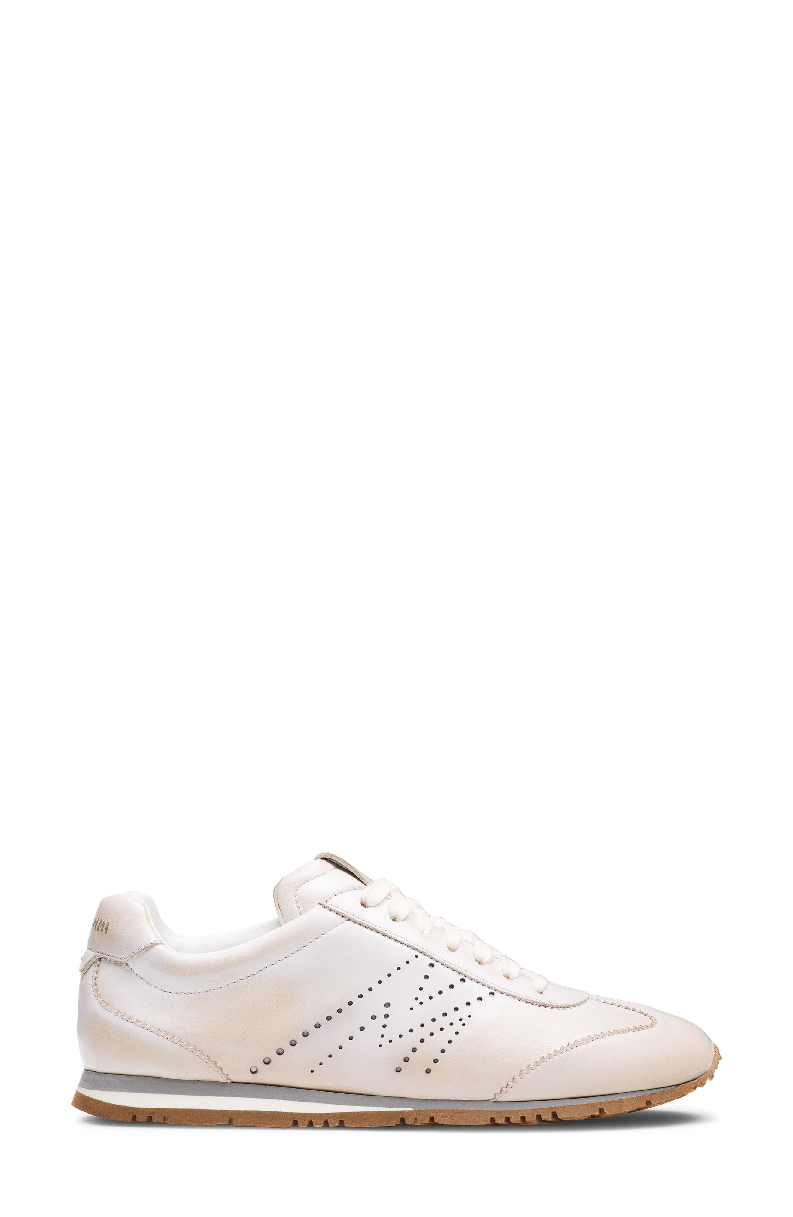 Magnanni Lizzy Lace Up Sneaker, Alternate, color, White