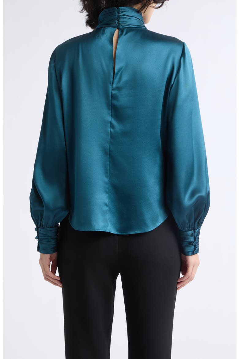 Jayla Silk Top, Alternate, color, STORMWATER