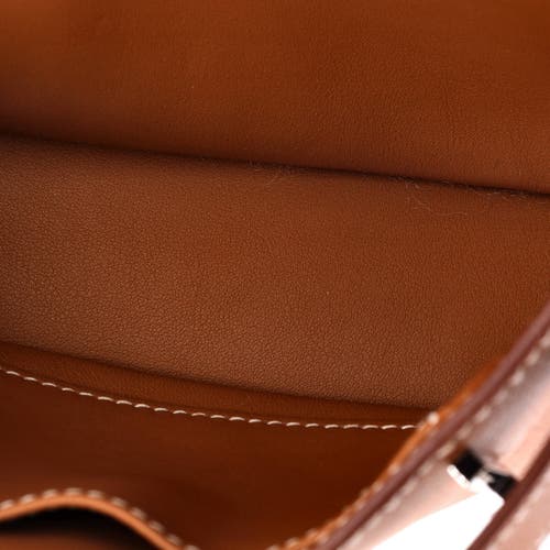 Pre-owned Hermes Hermes Jypsiere Bag Evercolor Mini In Gold