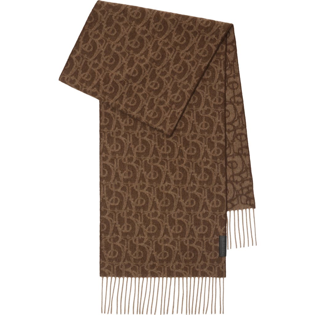 BURBERRY BURBERRY B CHARM CASHMERE SCARF