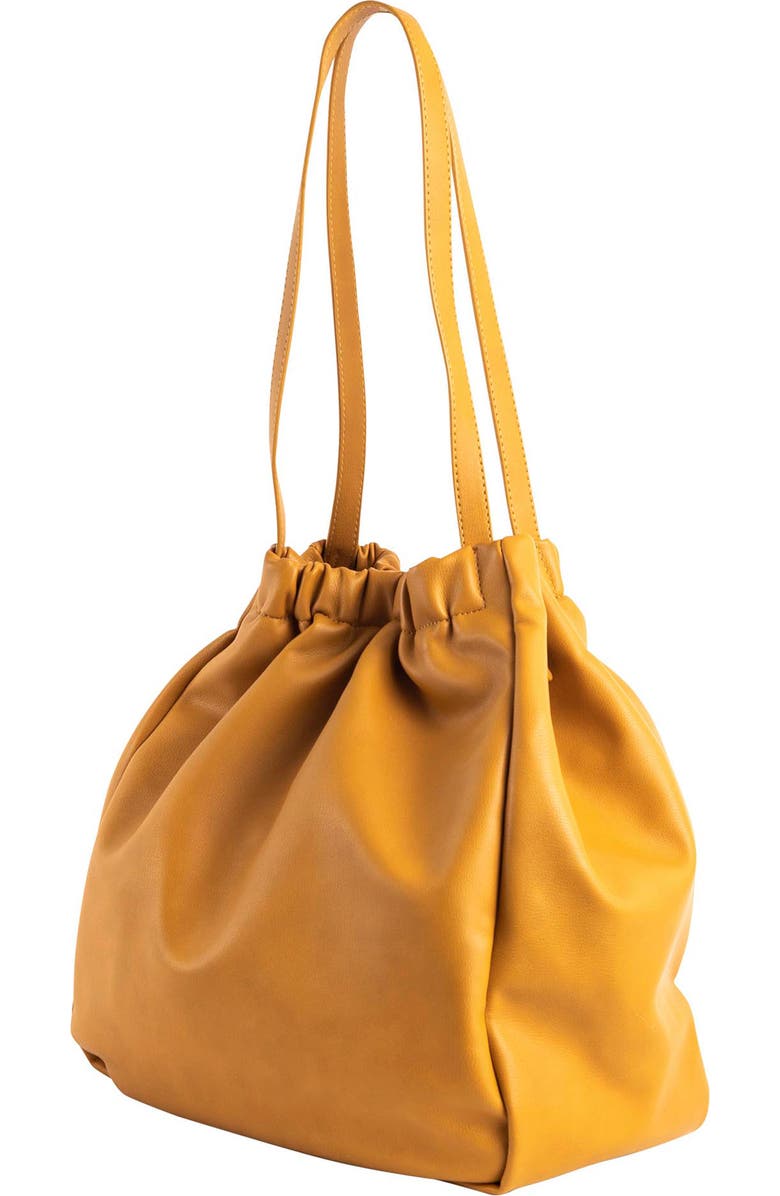 Urban Originals Paradise Vegan Leather Tote, Alternate, color, Mustard
