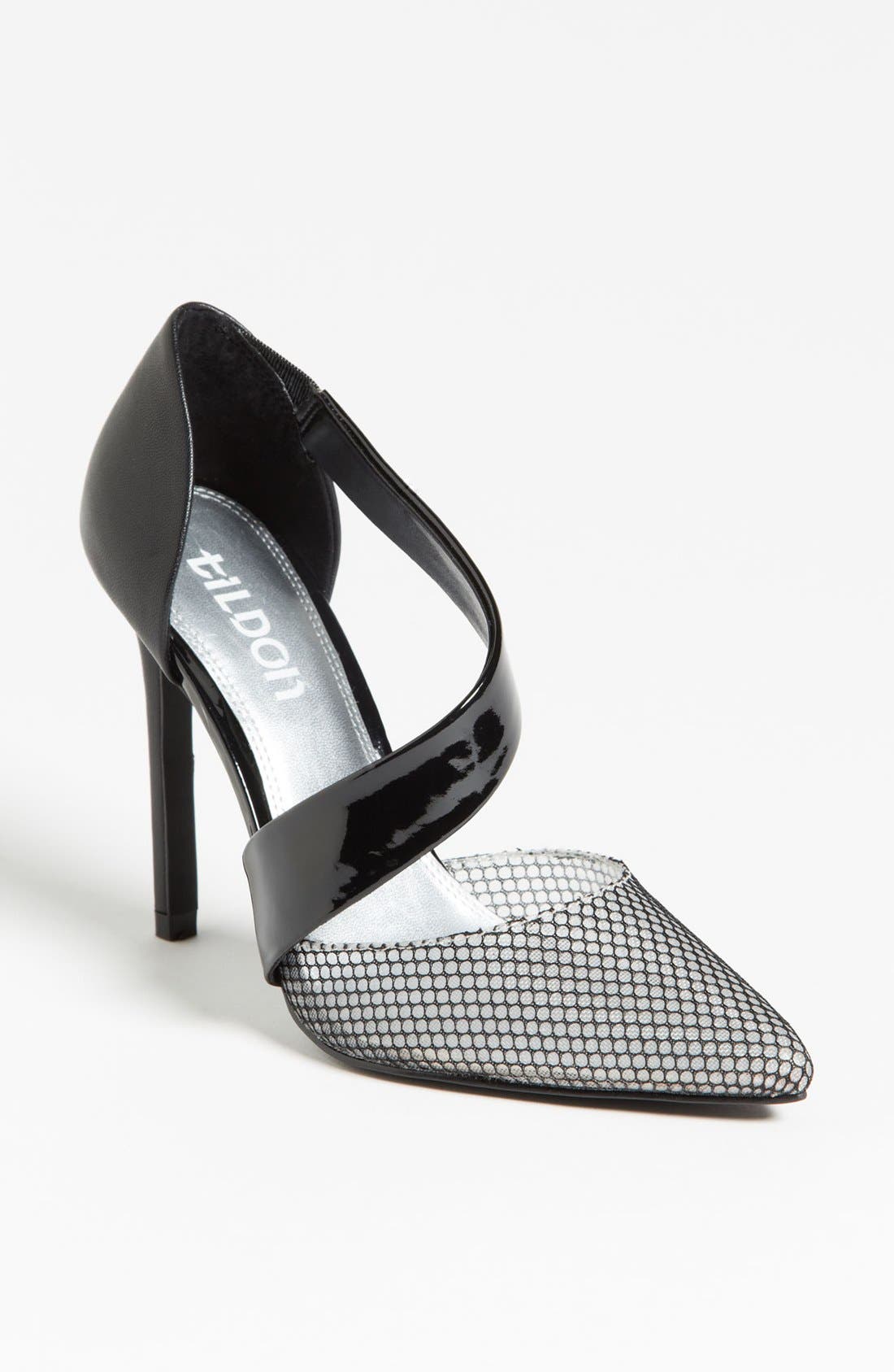 'Megan' Pump, Main, color, BLACK