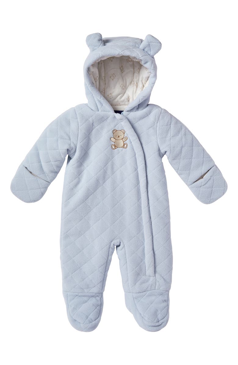 WIPPETTE Bear Hooded Quilted Pram, Main, color,