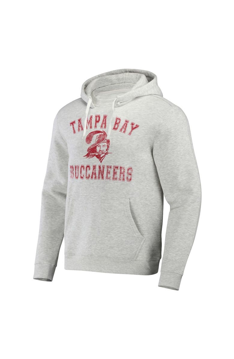 NFL X DARIUS RUCKER Men's NFL x Darius Rucker Collection by Fanatics Heather Gray Tampa Bay Buccaneers Coaches Pullover Hoodie, Alternate, color, Heather Gray