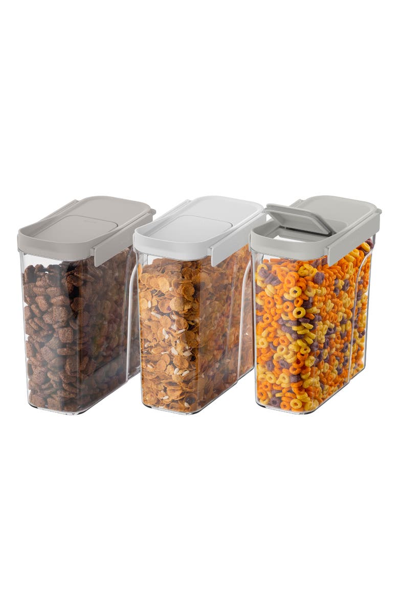BENTGO 3-Piece Food Storage Container Set, Main, color, White Stone