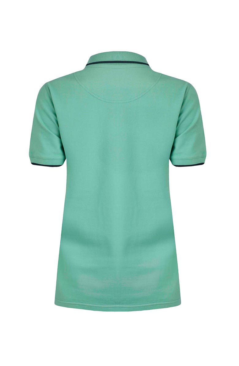 Weird Fish Pammie Pique Polo Shirt, Alternate, color, Aqua Marine