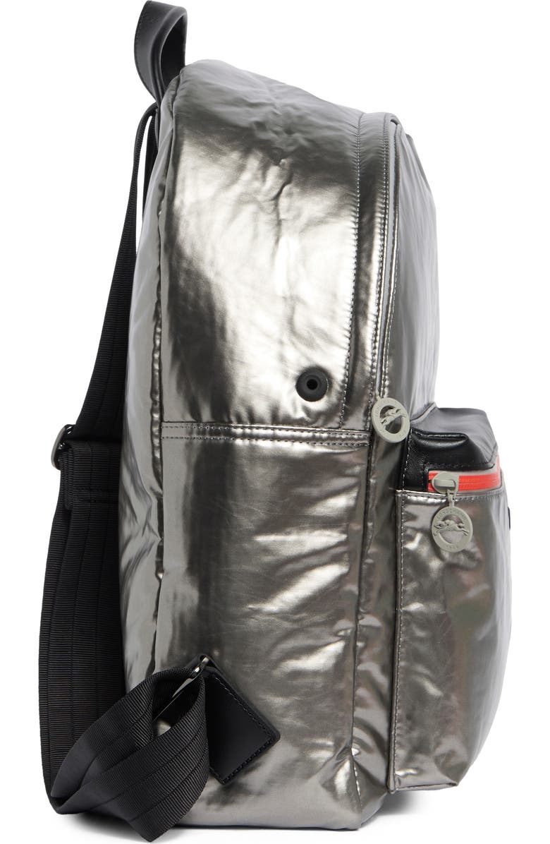 Longchamp Astro Backpack, Alternate, color, Silver