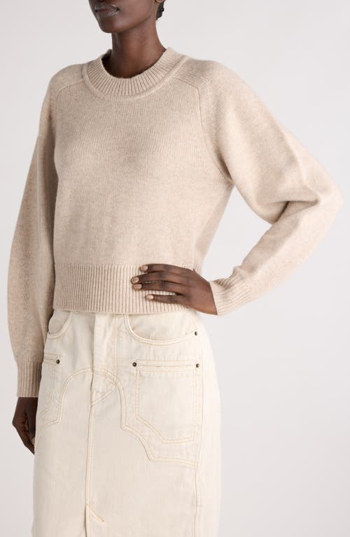 Isabel Marant Billie Wool And Cashmere Sweater In Light Beige