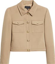 Nili Lotan Edna Crop Virgin Wool Jacket