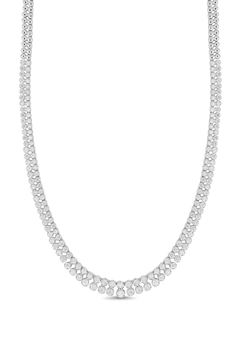 Audrey Diamond Tennis Necklace (Online Trunk Show), Alternate, color, 18K WHITE GOLD/ DIAMOND