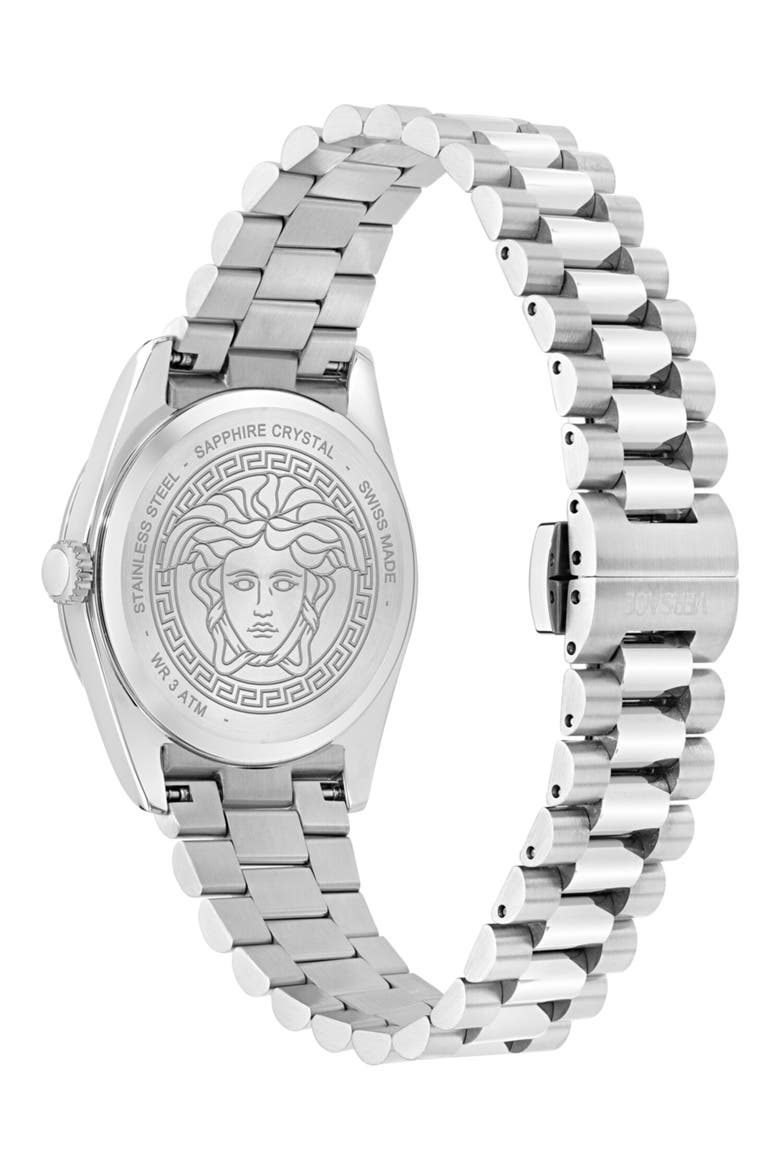 Millenyium Pink Dial Bracelet Watch, 32mm, Alternate, color, STAINLESS STEEL