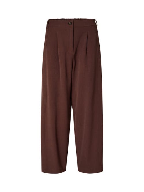 Masai Copenhagen Mapunna High Waisted Cropped Pants In Brown