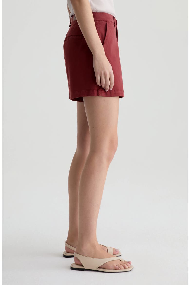 Jude Stretch Twill Shorts, Alternate, color, ADOBE CLAY