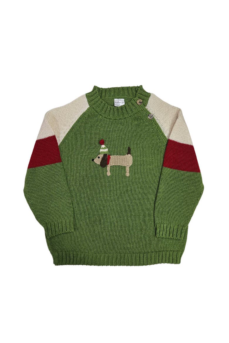 Holiday Dog Sweater, Main, color, Ivory