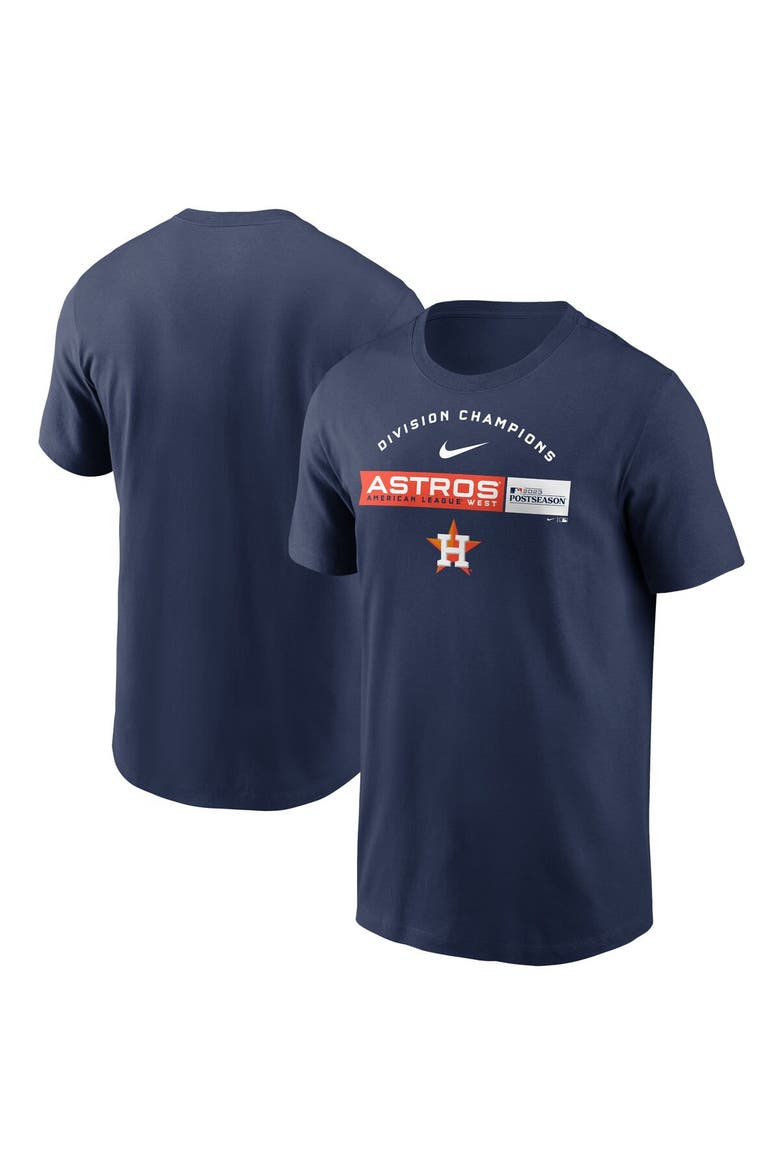 Men's Nike  Navy Houston Astros 2023 AL West Division Champions T-Shirt, Main, color, Navy
