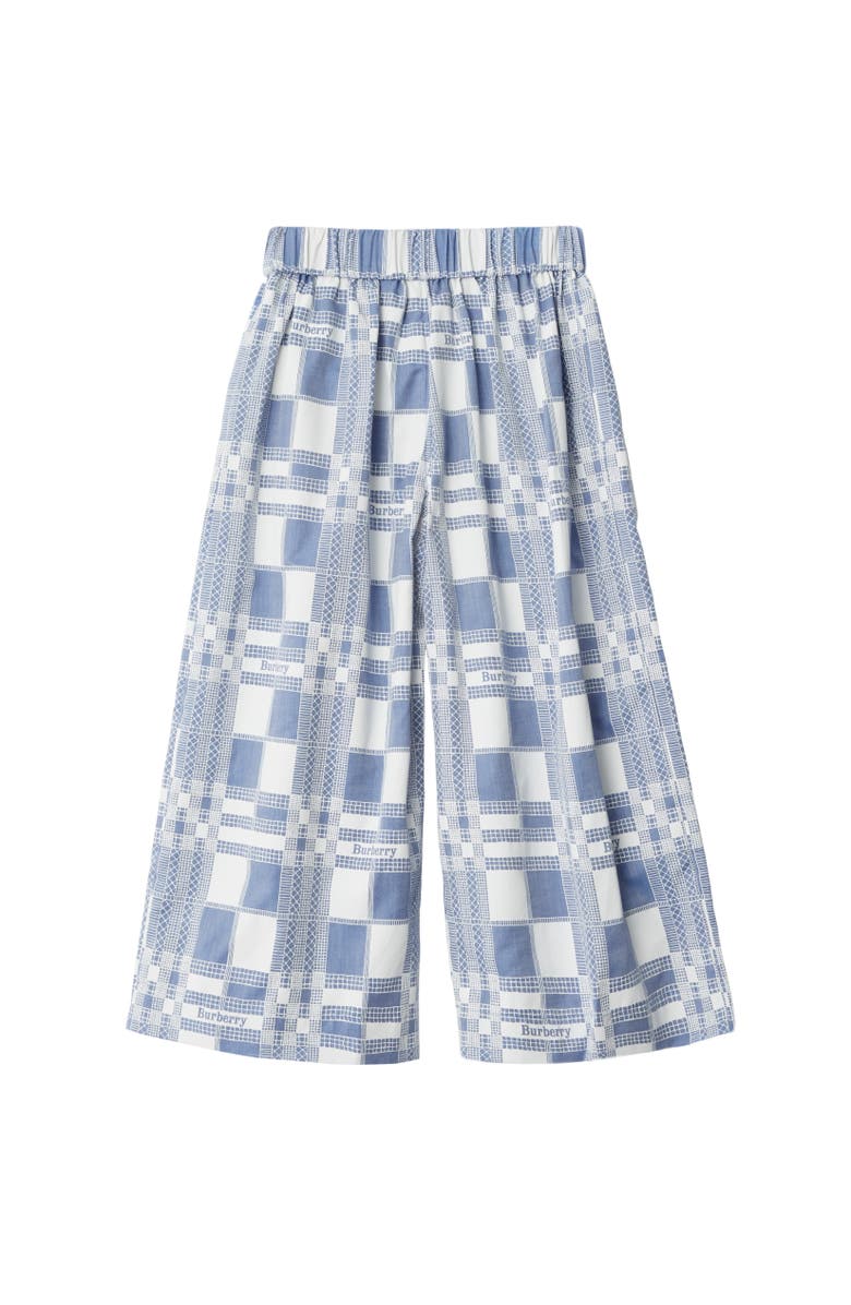 Burberry Check Cotton Trousers, Alternate, color,