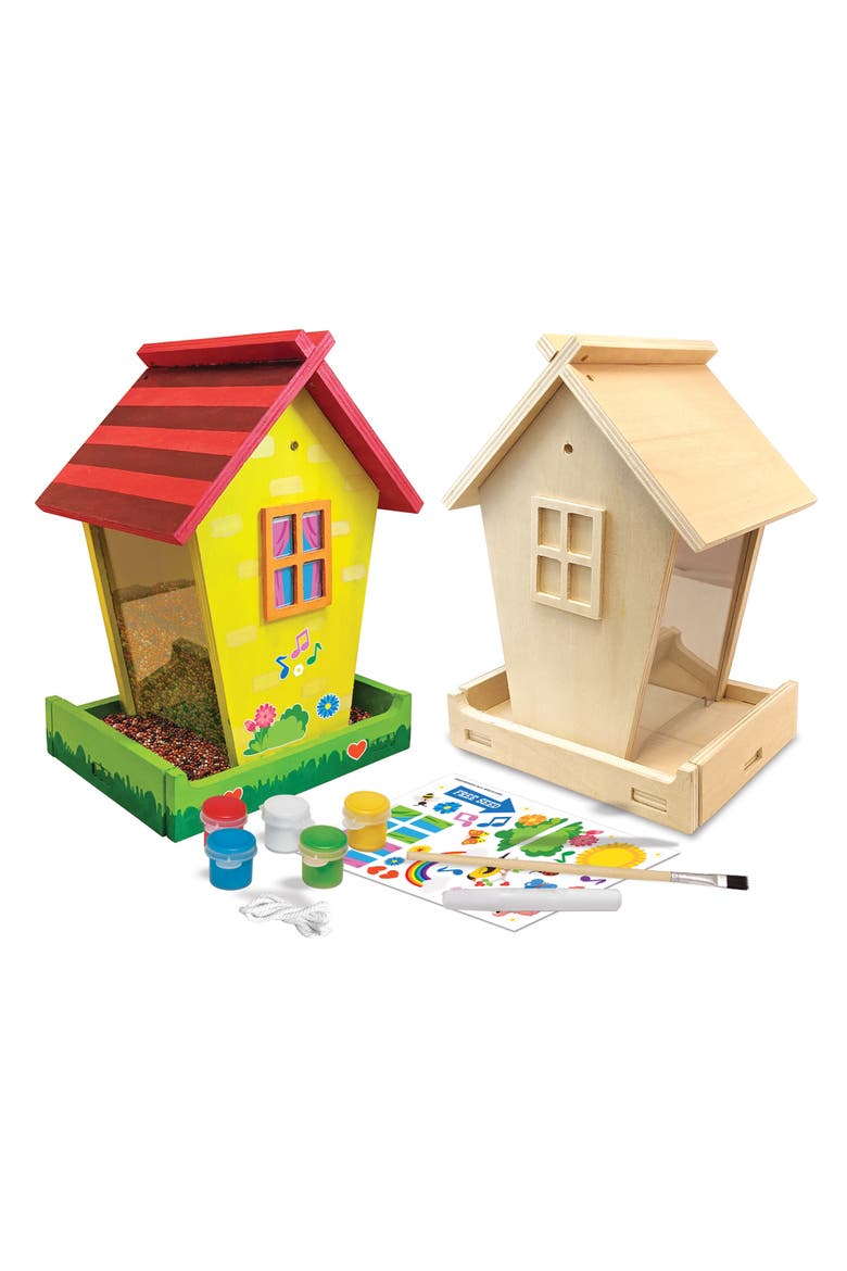 Audubon Birdfeeder Wood Craft Kit, Alternate, color, Multicolor