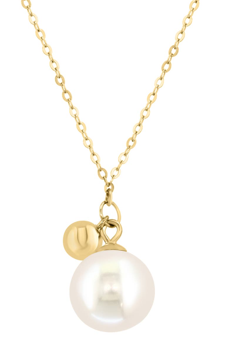 EFFY Ball & Freshwater Pearl Pendant Necklace, Alternate, color, White