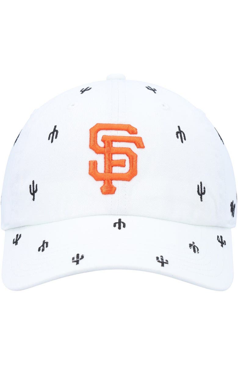 '47 Women's '47 White San Francisco Giants Spring Training Confetti Clean Up Adjustable Hat, Alternate, color,