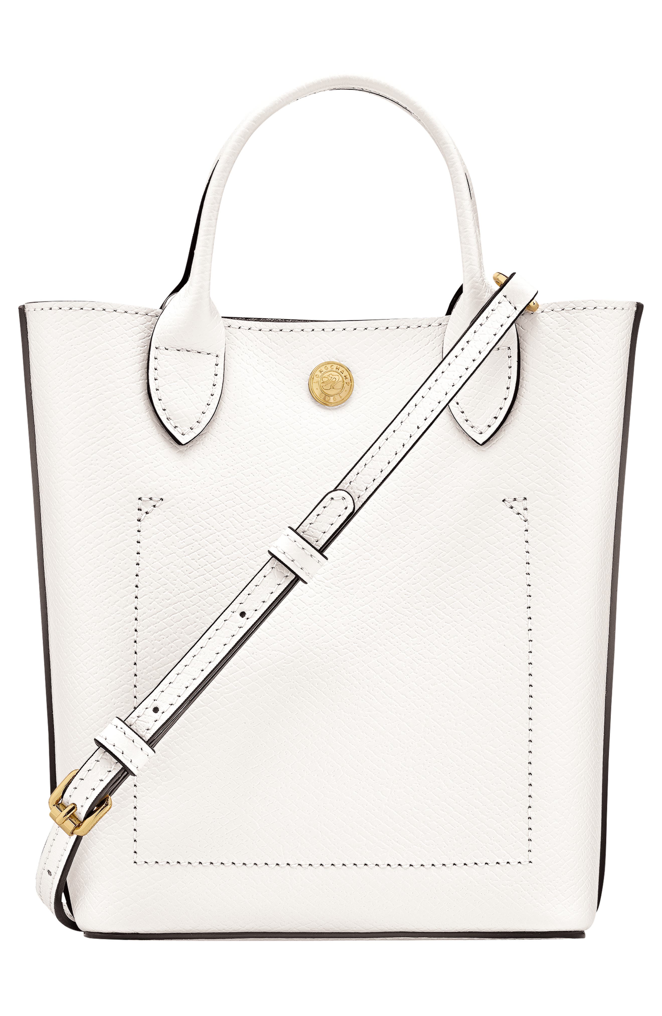 Longchamp Épure North/South Leather Top Handle Tote, Alternate, color, 