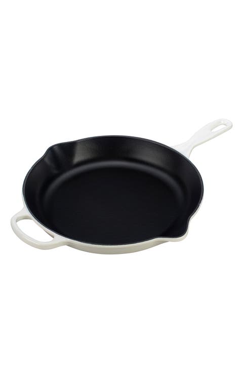 Signature Handle Enamel 11 3/4 Inch Cast Iron Skillet