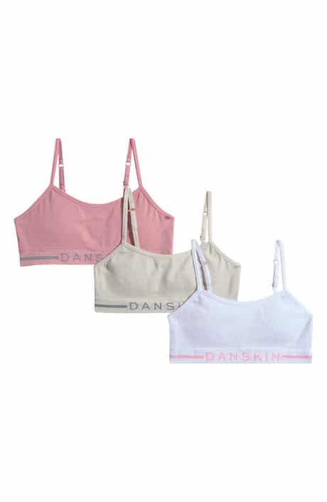 Kids' Assorted 3-Pack Rib Bralettes