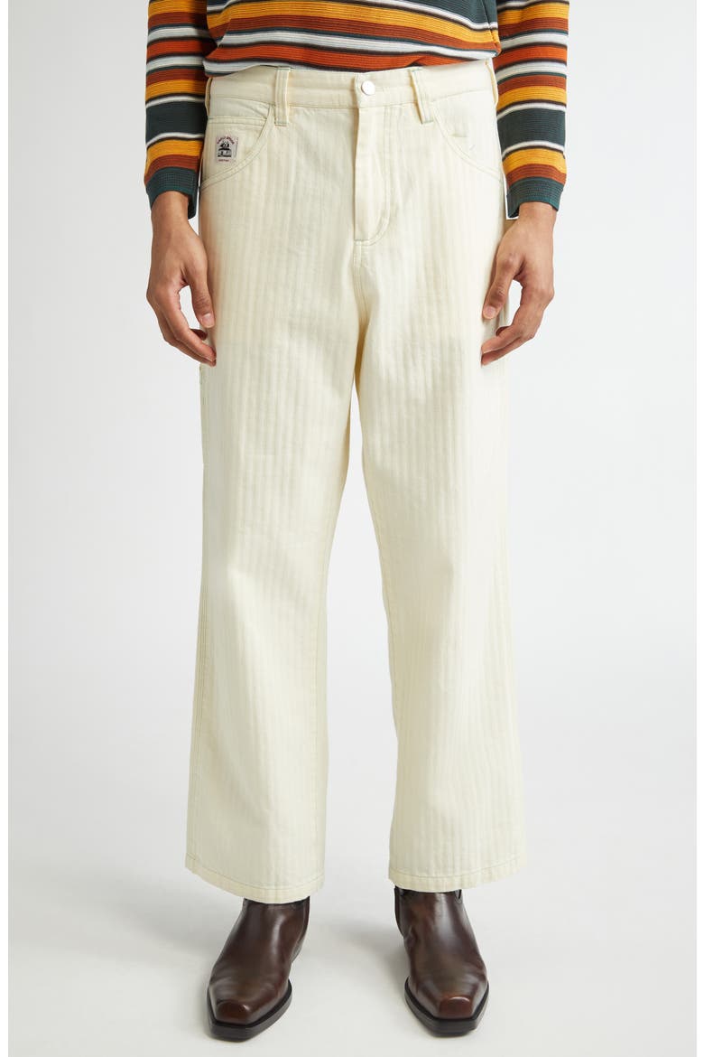Greenskeeper Knolly Brook Cotton Trousers, Main, color, IVORY