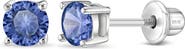 In Season Jewelry Classic Round Solitaire Earrings
