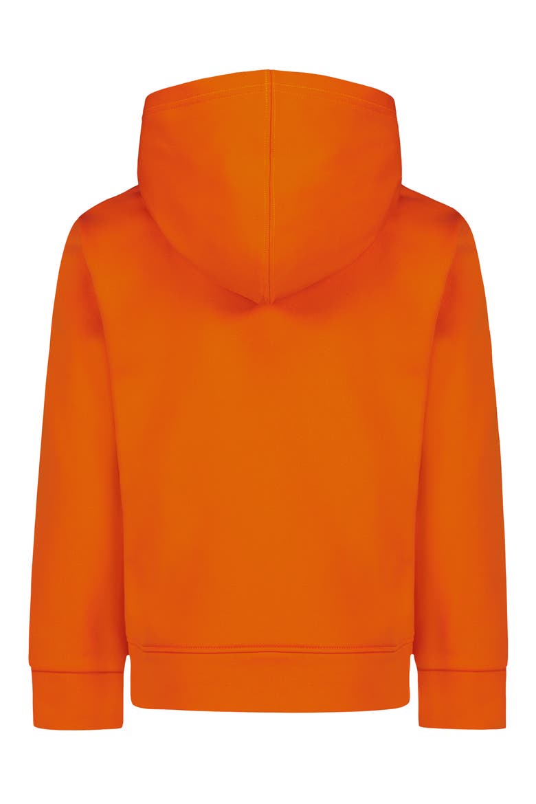 Kids' Logo Emboss Hoodie, Alternate, color, OUTRAGEOUS ORANGE