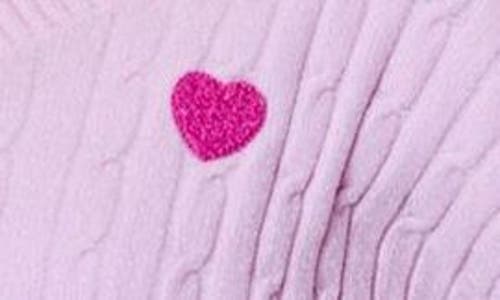 Design History Kids' Cable Knit Sweater In Pink