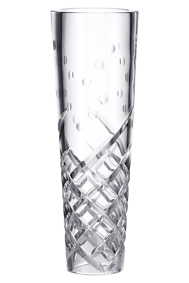 Celebrations Crystal Bouquet Vase, Main, color, NO COLOR