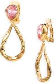 Oscar de la Renta Loop Drop Earrings