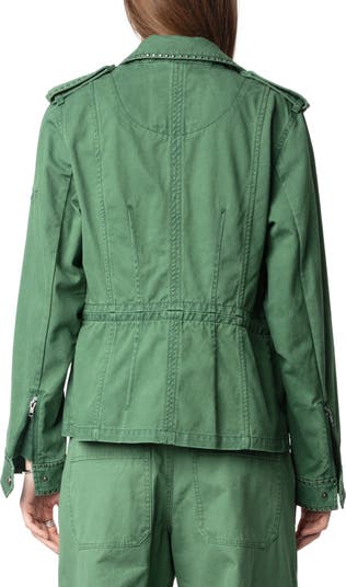 Zadig & Voltaire Klimi Studded Utility Jacket | Nordstrom Zadig & Voltaire Klimi Studded Utility Jacket | Nordstrom