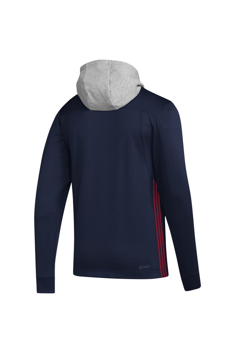 Men's adidas Navy Montreal Canadiens Refresh Skate Lace AEROREADY Pullover Hoodie, Alternate, color, Navy