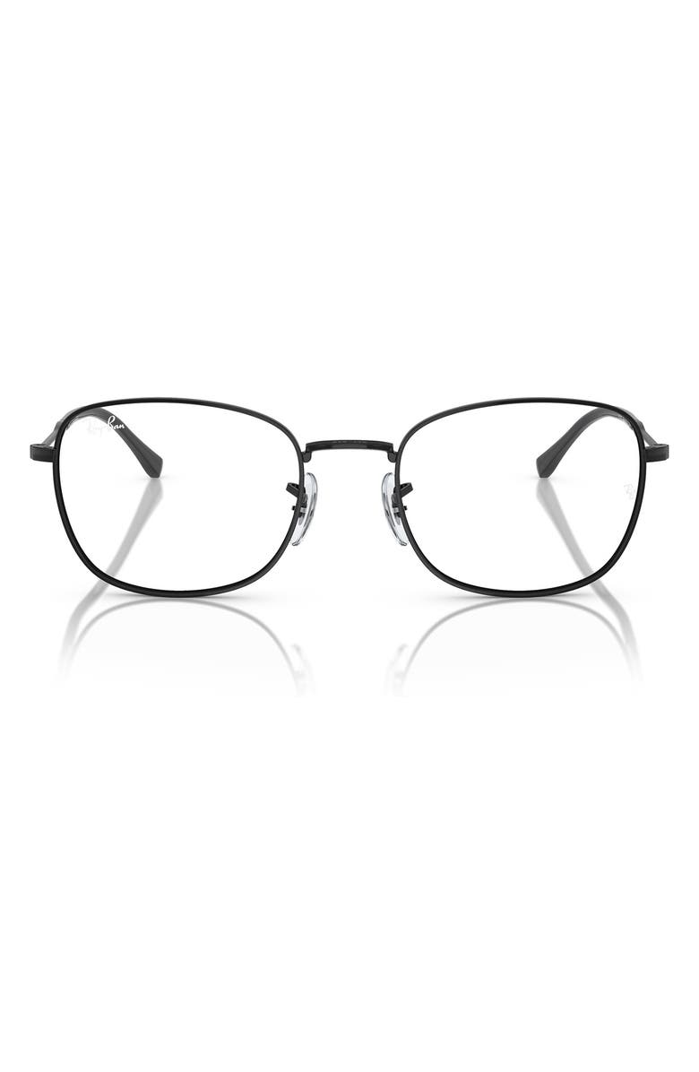 Ray-Ban 53mm Irregular Optical Glasses, Main, color, 