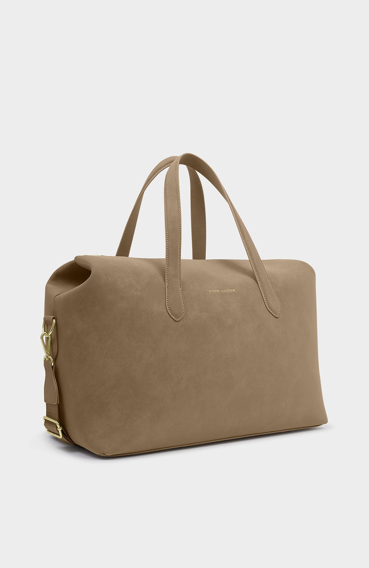 Katie Loxton Milan Suedette Cabin Bag, Alternate, color, Taupe