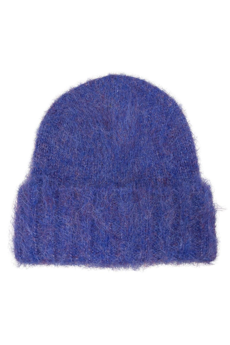 Fuzzy Cuffed Beanie, Main, color, BLUE