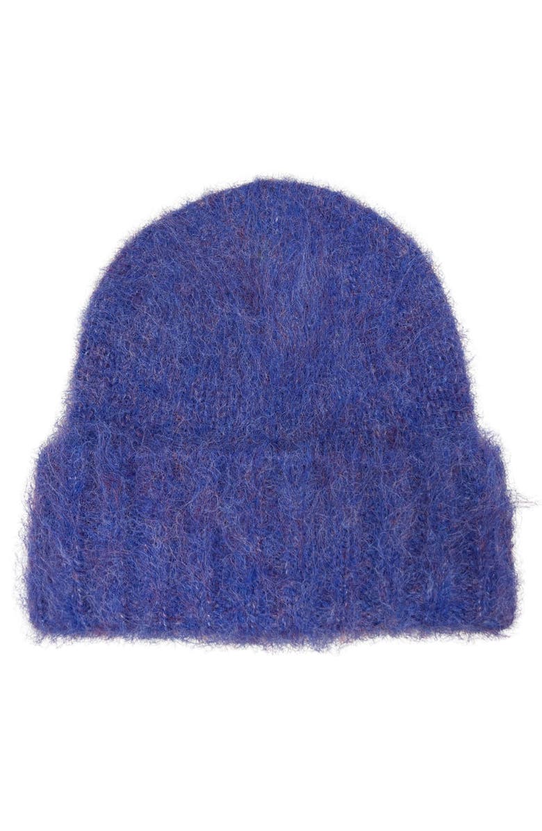 MARCUS ADLER Fuzzy Cuffed Beanie, Main, color, Blue