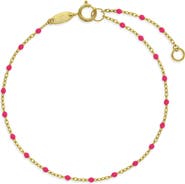 In Season Jewelry 14k Enamel Satellite Girls Bracelet